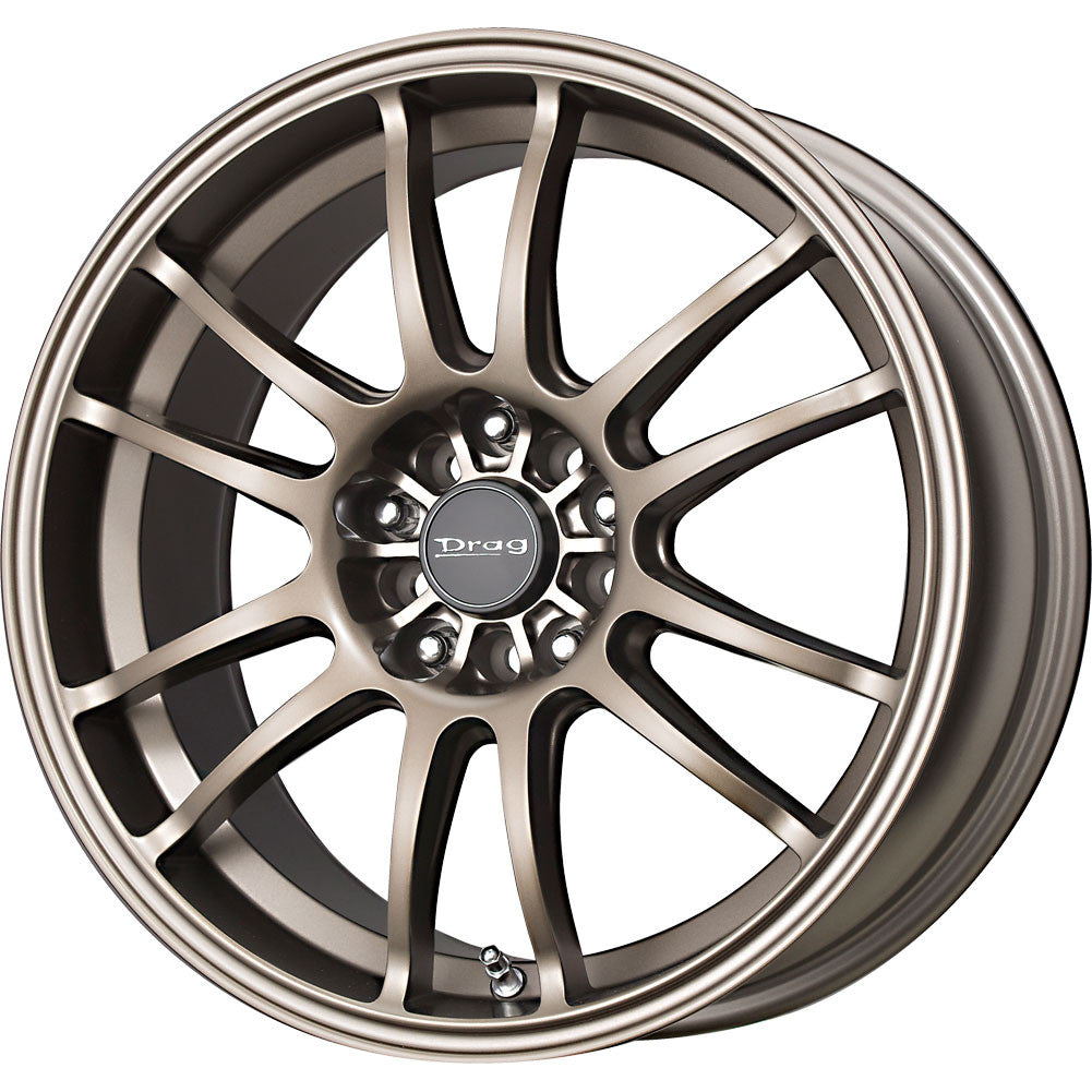 Drag Wheels Dr-38 17X8 5X100 5X114.3 Et35 Rally Bronze Full Rims