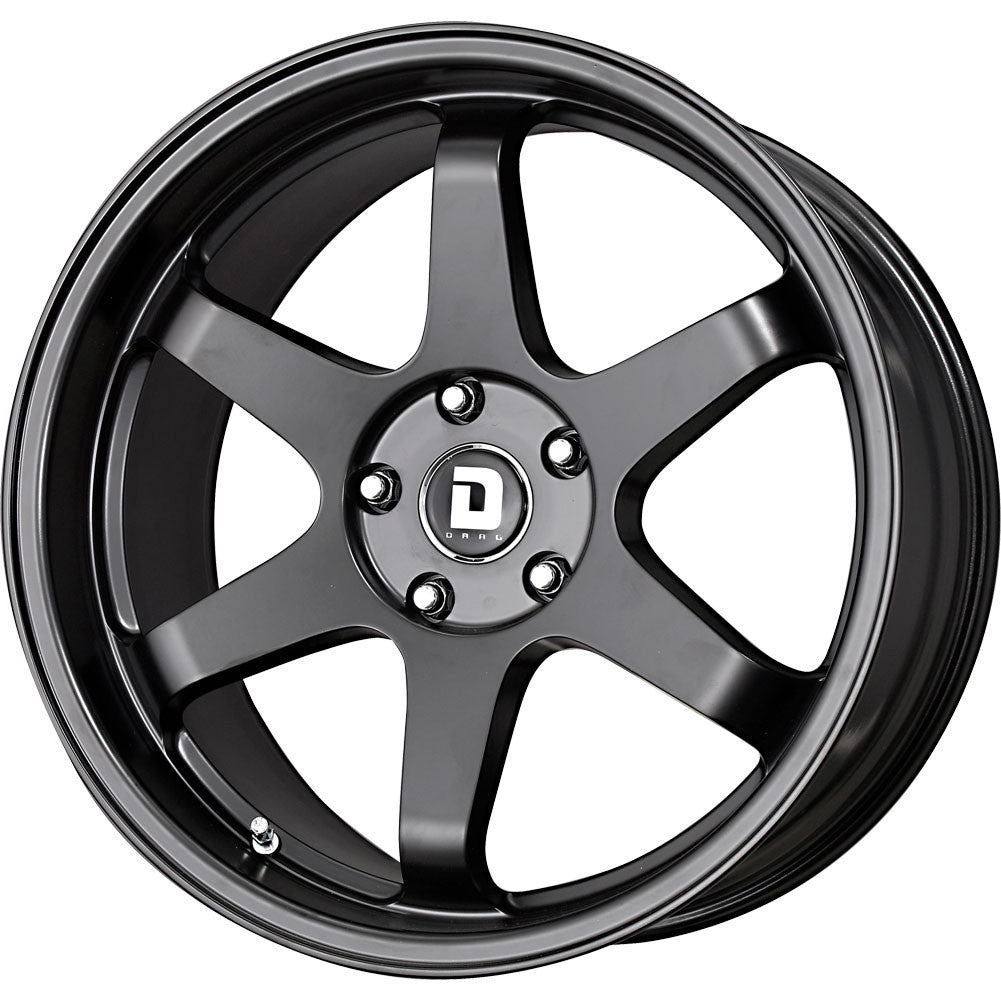 Drag Wheels Dr-53 19X9.5 +35 5X114 Matte Black Concave 6-Spoke Rims