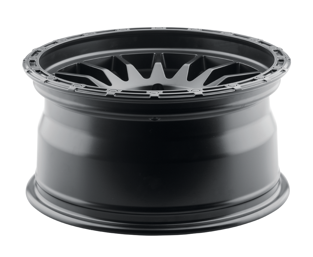 DX4 Caper 17x8.5 truck wheels GMC Sierra 1500 Flat Black 