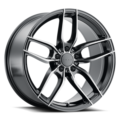 Drag DR-80 17X7.5 5/114.3 40 73 Gloss Black Shadow rims