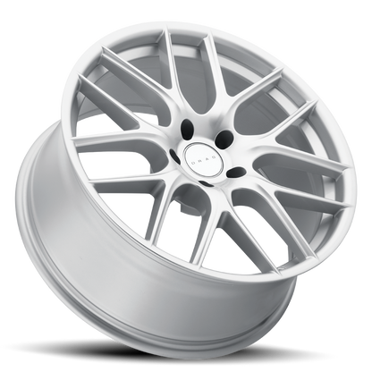 drag dr 84 wheels 18x8 5x120 et40 silver rims Side View Wheel