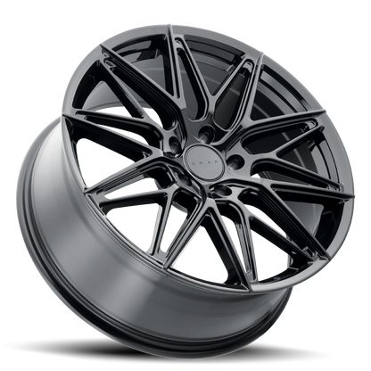 drag dr 88 wheels 18x8 5x120 et40 gloss black rims Side View Wheel
