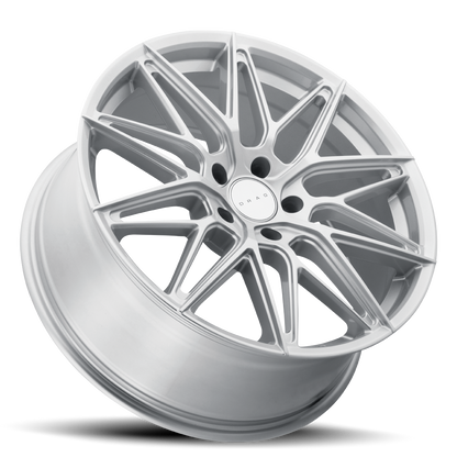 drag dr 88 wheels 18x8 5x120 et40 silver rims Side View Wheel