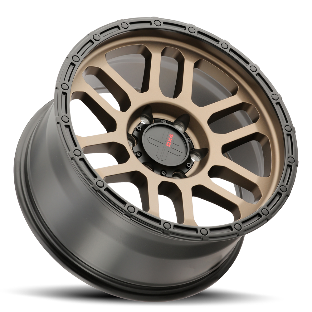 DX4 Flare 16X8 wheels 6x139.7 Frozen Bronze Blk Lip ET-10 DX4 Flare 16X8 wheels 6x139.7 Frozen Bronze Blk Lip ET-10
