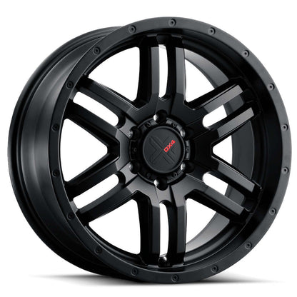 DX4 Dyno 20X9 wheels 8x165.1 Flat Black Full Painted ET12