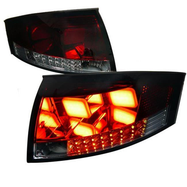 Spec-D 99-06 Audi Tt Led Tail Lights V2 Smoked Lens (LT-TT99RGLED-V2-APC)