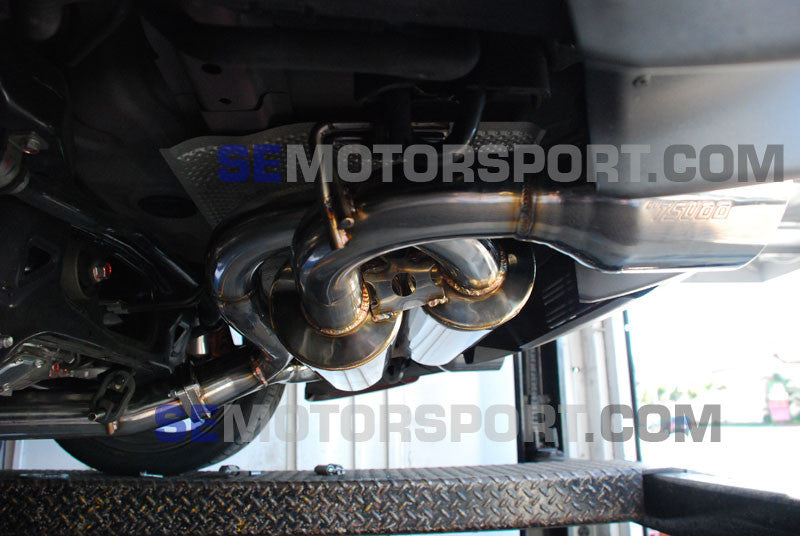 Tsudo 08-16 Lancer Evo X 3in Test Pipe + SE Burnt Tip Catback Exhaust