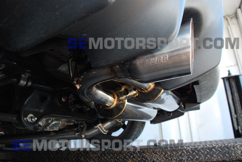 Tsudo 08-16 Lancer EvoX 3" SE Performance Burnt Tip Catback Exhaust