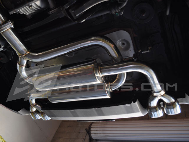 Tsudo 09-14 Genesis 2.0T 2dr 3" Downpipe + Échappement Catback SE Quad-Tip