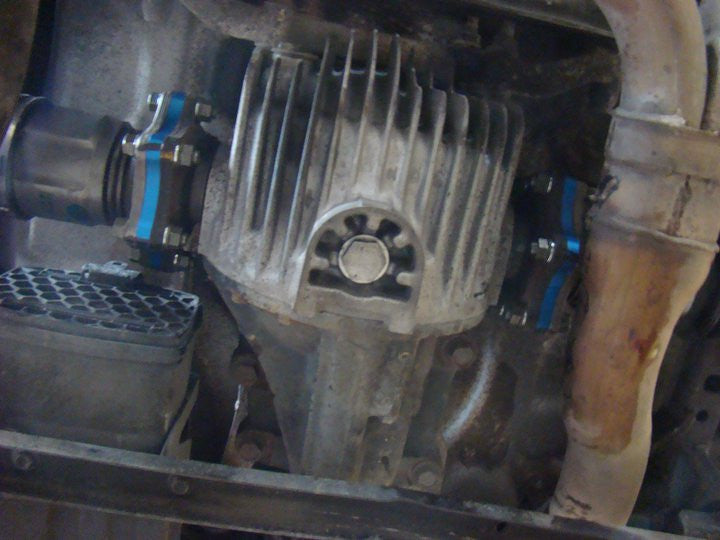 installed S2K Rear Driveshaft Spacers