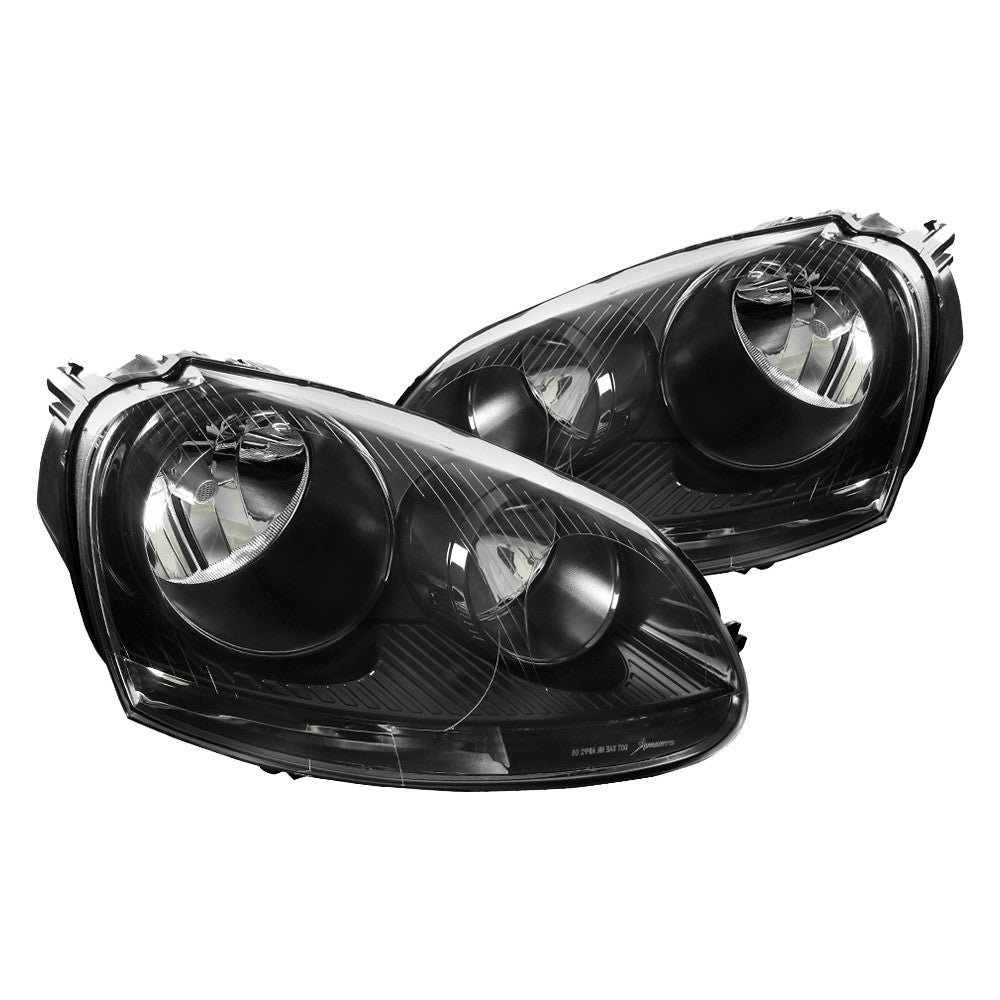 junyan Spec-D 05-10 Vw Golf V Jetta Black Headlights lh-glf05jm-rs