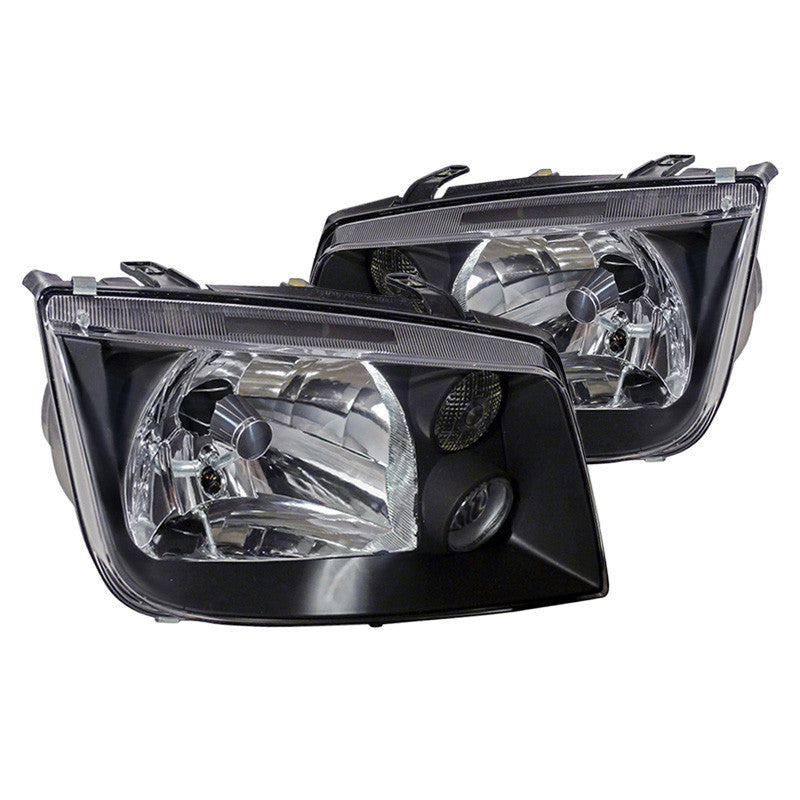 junyan Spec-D 99-04 Vw Jetta Jdm Black W Smoke Lens H4 Headlights lh-jet99jm-rs