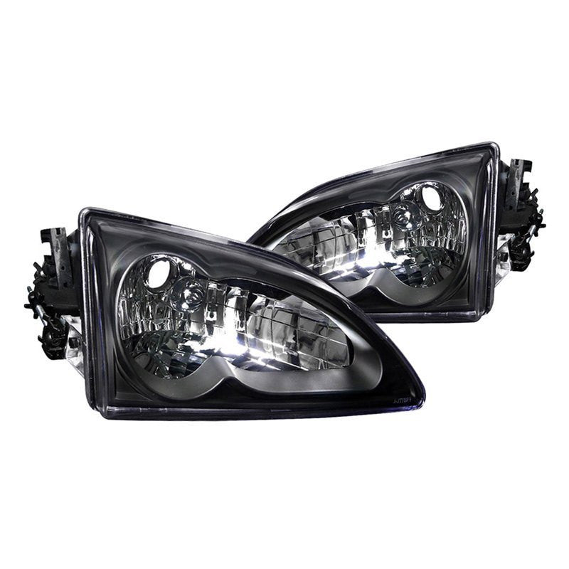 junyan Spec-D 94-98 Ford Mustang Black Headlights