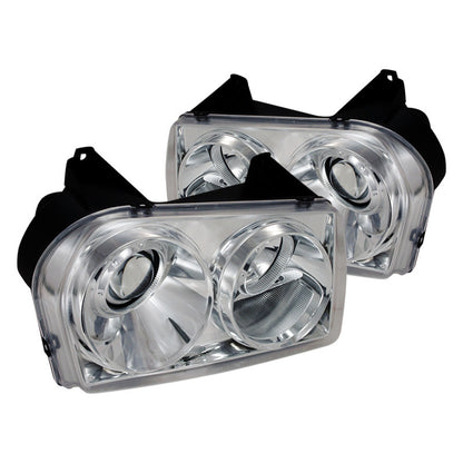 junyan Spec-D 05-10 Chrysler 300 Pro Chrome Headlights lhp-30005-tm