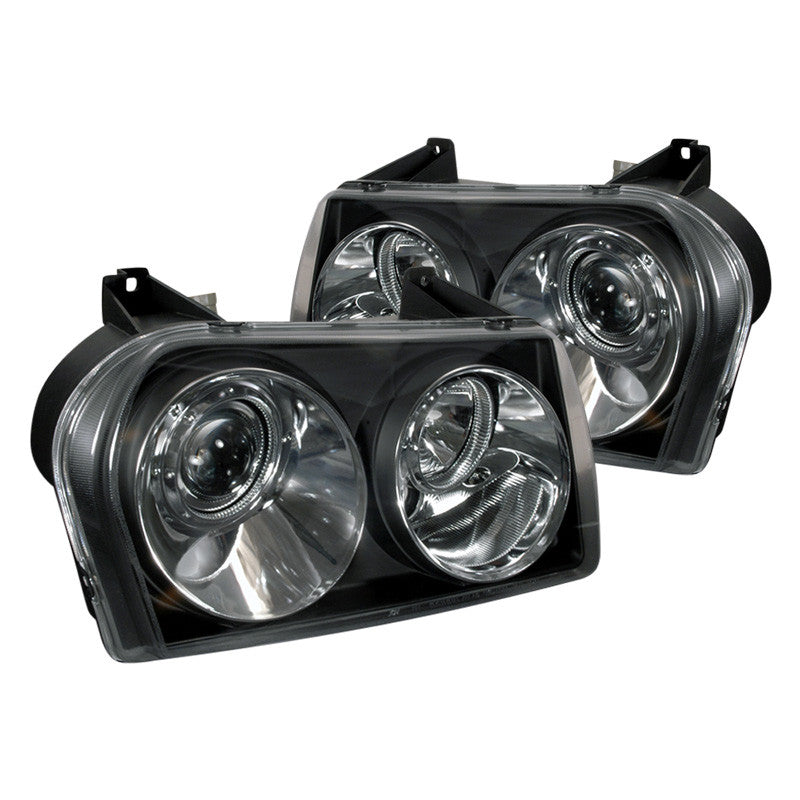 junyan Spec-D 05-10 Chrysler 300 Pro Black Headlights lhp-30005jm-tm