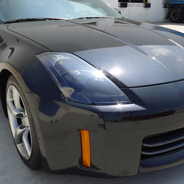 2006-2009 Nissan 350Z Projector Black Spec-D Headlights