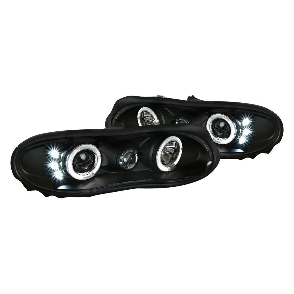 junyan Spec-D 98-02 Chevy Camaro Halo Projector HeadLights -Black