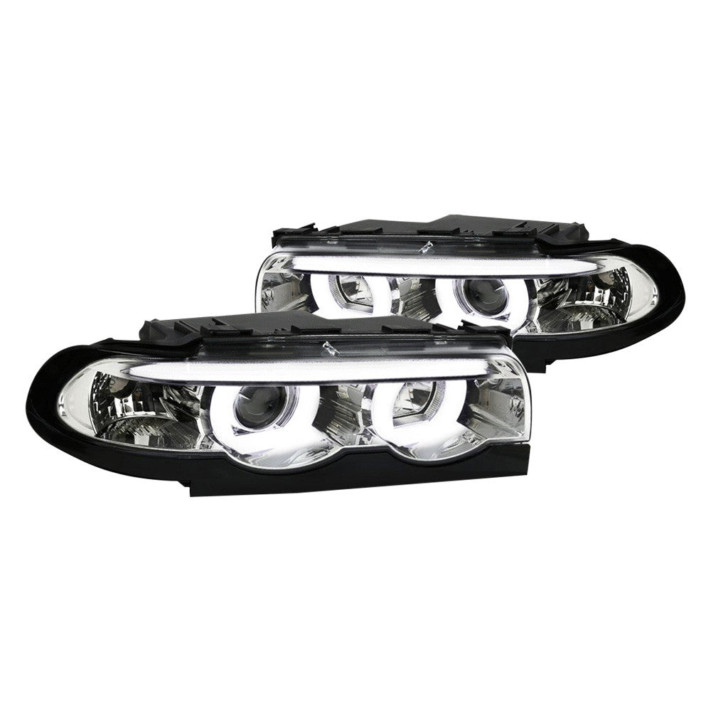 junyan Spec-D 95-01 Bmw E87 7 Series Projector Chrome Headlights lhp-e3895-tm