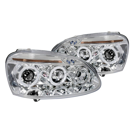 junyan Spec-D 06-08 Vw Golf 5 Pro Chrome OE HID Headlights lhp-glf05-tm