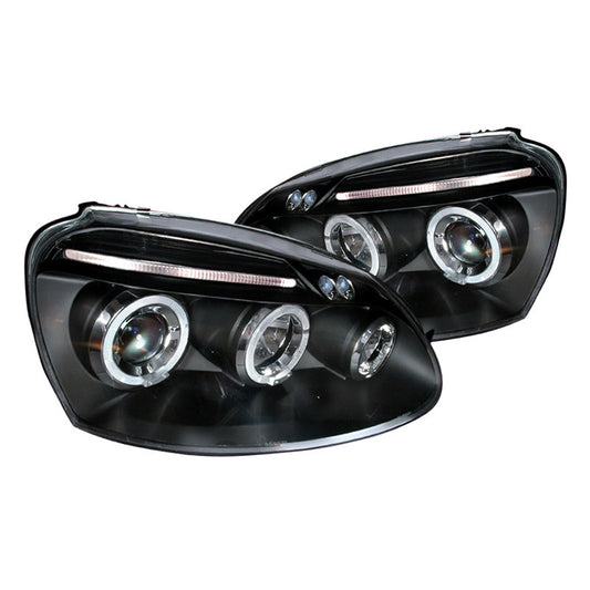 junyan Spec-D 06-08 Vw Golf 5 Pro Black OE HID Headlights lhp-glf05jm-tm