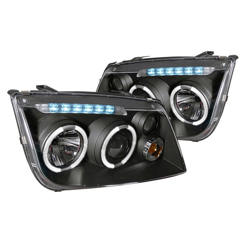 junyan Spec-D 99-05 Vw Jetta Projector Black W Fog Lights Headlights lhp-jet99jm-rs