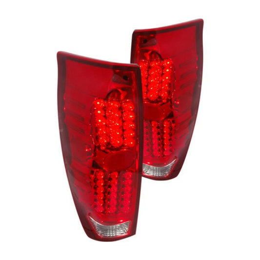 Spec-D 02-06 Chevrolet Avalanche Led Tail Lights Red