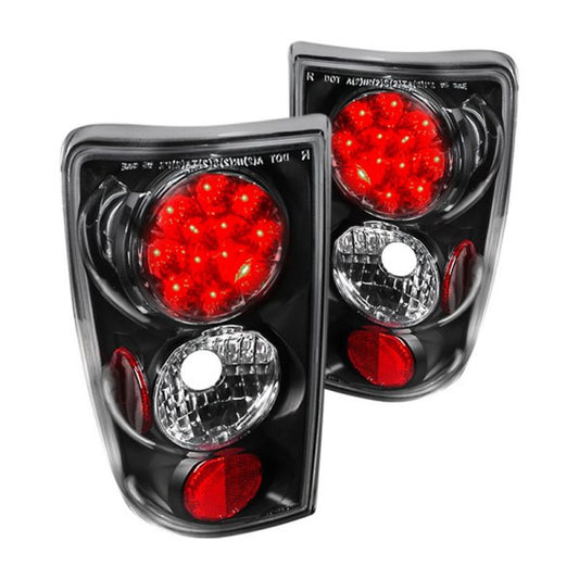 Spec-D 95-00 Chevrolet Blazer Led Tail Lights Black