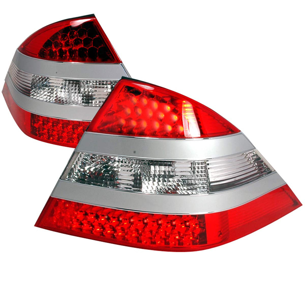 Spec-D 00-05 Mercedes W220 Led Tail Lights Red