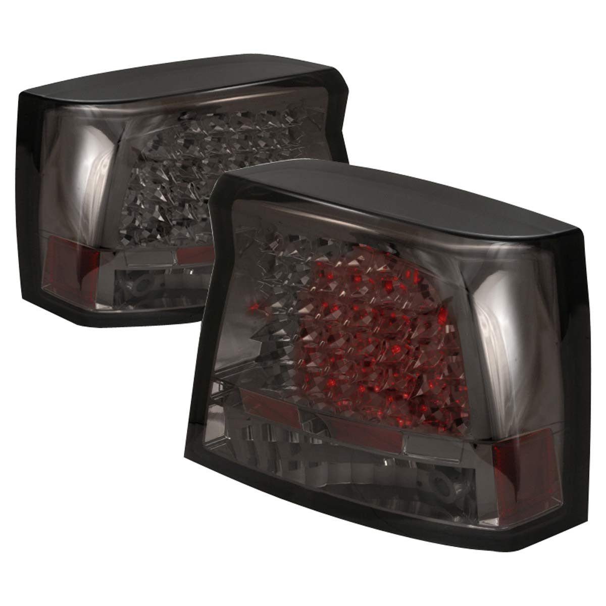 Spec-D 05-08 Dodge Charger Led Tail Lights Smoke (LT-CHG05GLED-TM)