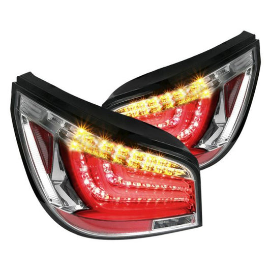 Spec-D 04-07 Bmw 530i 550i 545i E60 Led Tail Lights Chrome