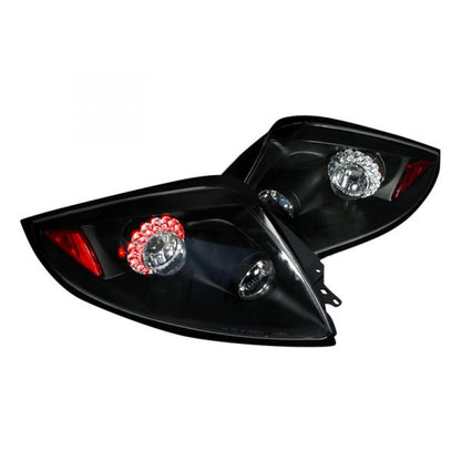 Spec-D 06-07 Mitsubishi Eclipse Led Tail Lights Black (LT-ELP06JMLED-TM)