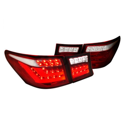 Spec-D 07-09 Lexus Ls460 Led Tail Light - Red Lens (LT-LS46007RLED-TM)