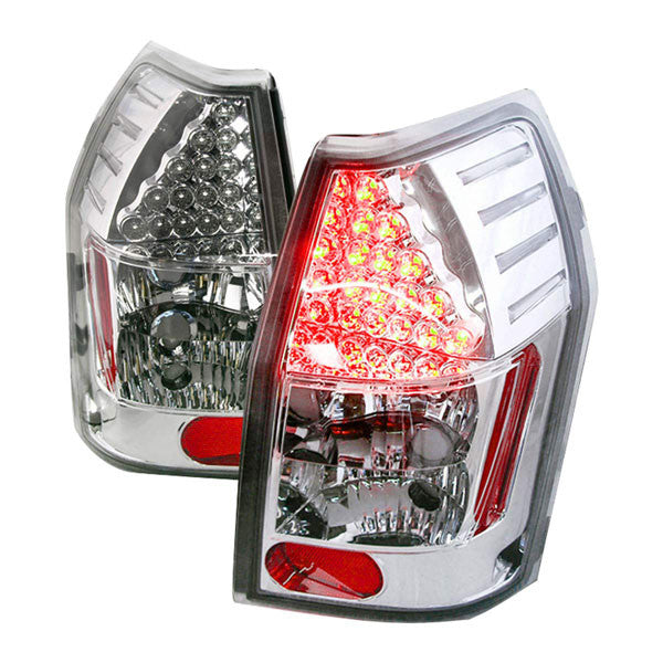 Spec-D 05-08 Dodge Magnum Led Tail Lights Chrome