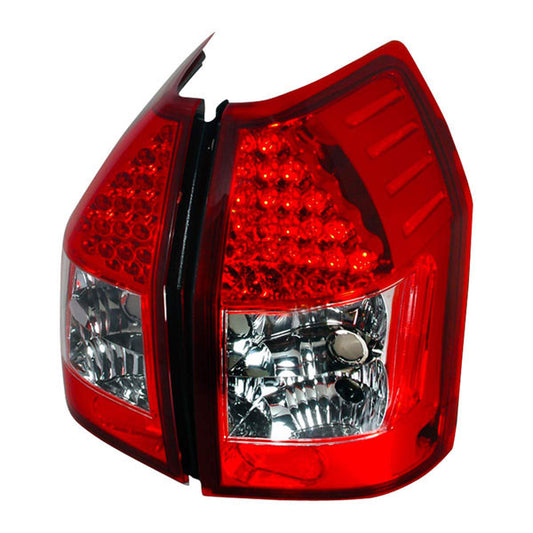 Spec-D 05-08 Dodge Magnum Led Tail Lights Red