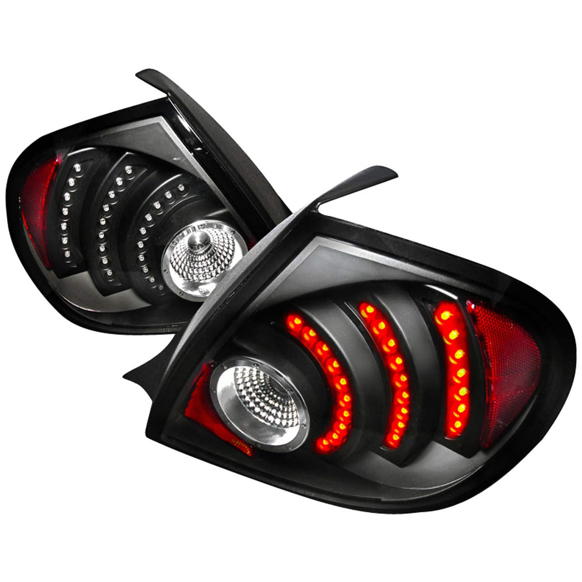 Spec-D 03-05 Dodge Neon Led Tail Lights Black (LT-NEO03JMLED-DP)