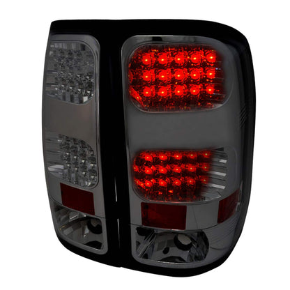 Spec-D 07-12 Gmc Sierra Led Tail Lights Smoke (LT-SIE07GLED-TM)