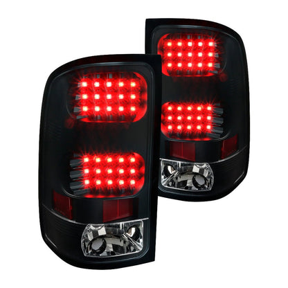 Spec-D 07-13 Gmc Sierra Led Tail Lights-Black (LT-SIE07JMLED-V2-TM)