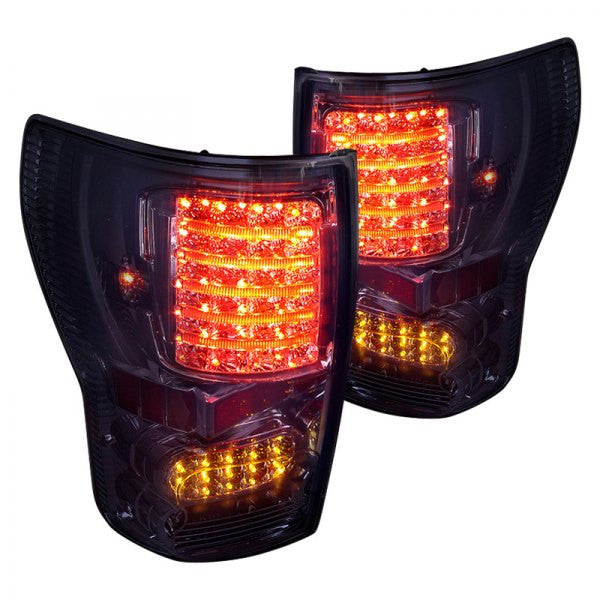 Spec-D 07-12 Toyota Tundra Led Tail Light Black Housing (LT-TUN07JMLED-JP)