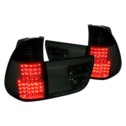 Spec-D 00-06 Bmw X5 Led Tail Lights- Smoke