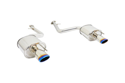 MR-ABE-LI14-VO Megan Racing Lexus IS250 14+ Burnt Roll Tip Axle-Back Exhaust