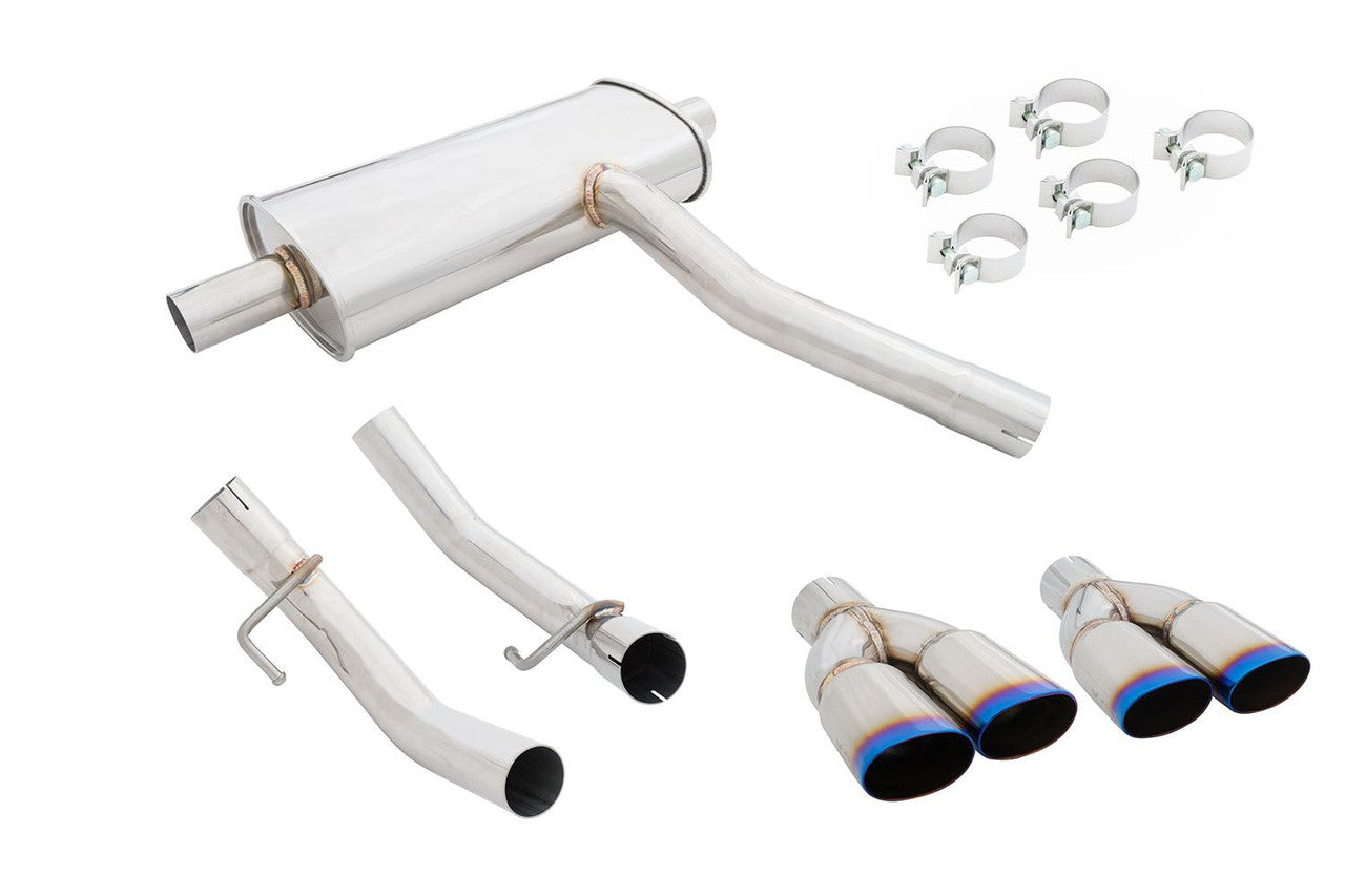 MR-ABE-MBC117-VO Megan Racing Benz CLA250 14+ Burnt Roll Tip Axle-Back Exhaust