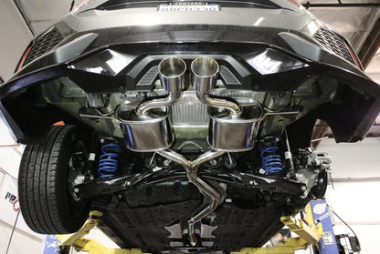 Megan Racing 2016+ Civic Hatch 1.5T Sport Burnt Tips CatBack Exhaust