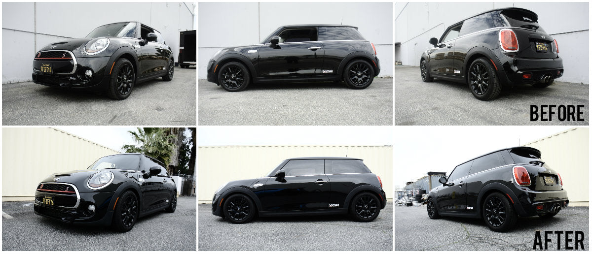 installed on lowered Mini Cooper (F56) 2014+ EU Series Coilover Kit (With DDC) - MR-CDK-MC14-DDC-EU
