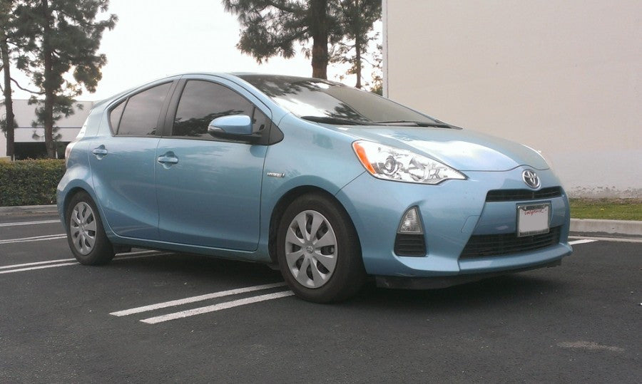 Installed on Megan Racing Toyota Prius C 12+ Street Series Coilover