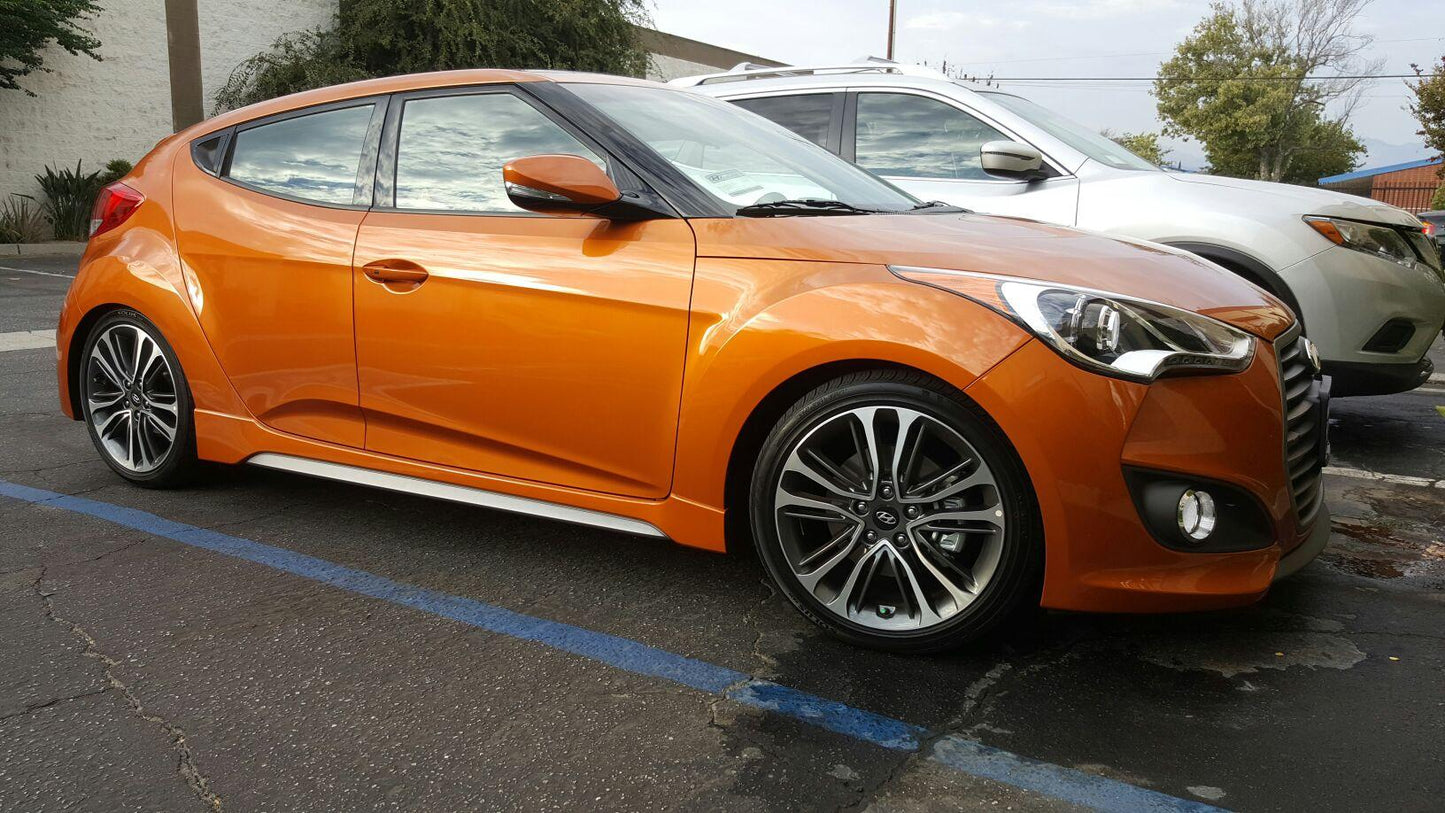 dropped down low drop Megan Racing 2011-2016 Hyundai Veloster Turbo Lowering Springs