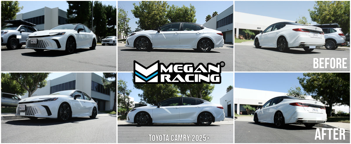 installed on dropped Toyota Camry 2025+ (FWD Only) Lowering Springs - MR-LS-TCA25
