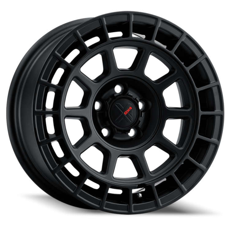 DX4 Rocket 15X7 wheels 5x100 Flat Black Full Painted ET15