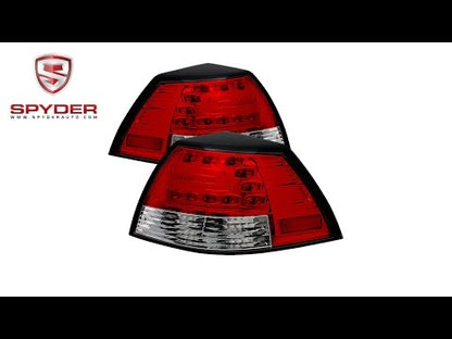 Spyder - Pontiac G8 08-09 LED Tail Lights - Red Clear