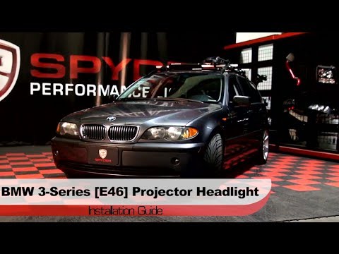 Spyder Auto Installation: 2002-05 BMW 3-Series [E46] 4-Door Halo Projector Headlight