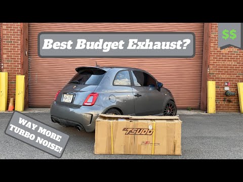 Fiat 500 Abarth - 2.5 INCH CAT-BACK EXHAUST + CATLESS DOWNPIPE INSTALL!